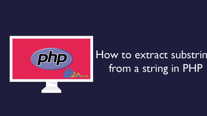 How to extract substring from a string in PHP