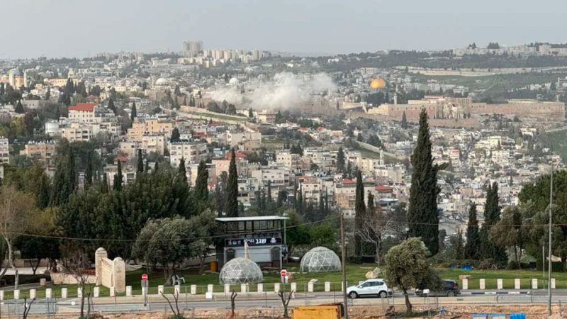 Iranian Missile Strikes Near Al-Aqsa Mosque During Eid al-Fitr